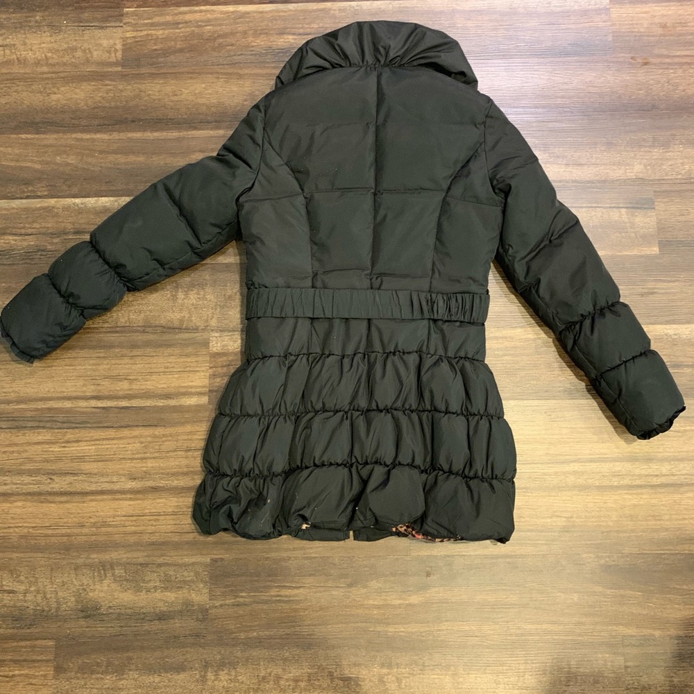 Black Puffer Coat. Betsey Johnson